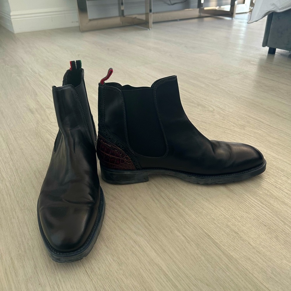 Men’s Italian leather boots